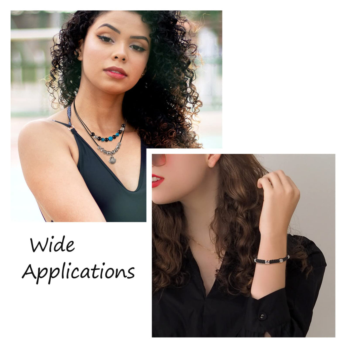 Craftdady 160Pcs Tibetan Alloy Barrel Spacer Beads 16 Styles Large Hole Retreo Metal Barrel Tube European Beads for Jewelry Crafts Making, Hole: Craftdady