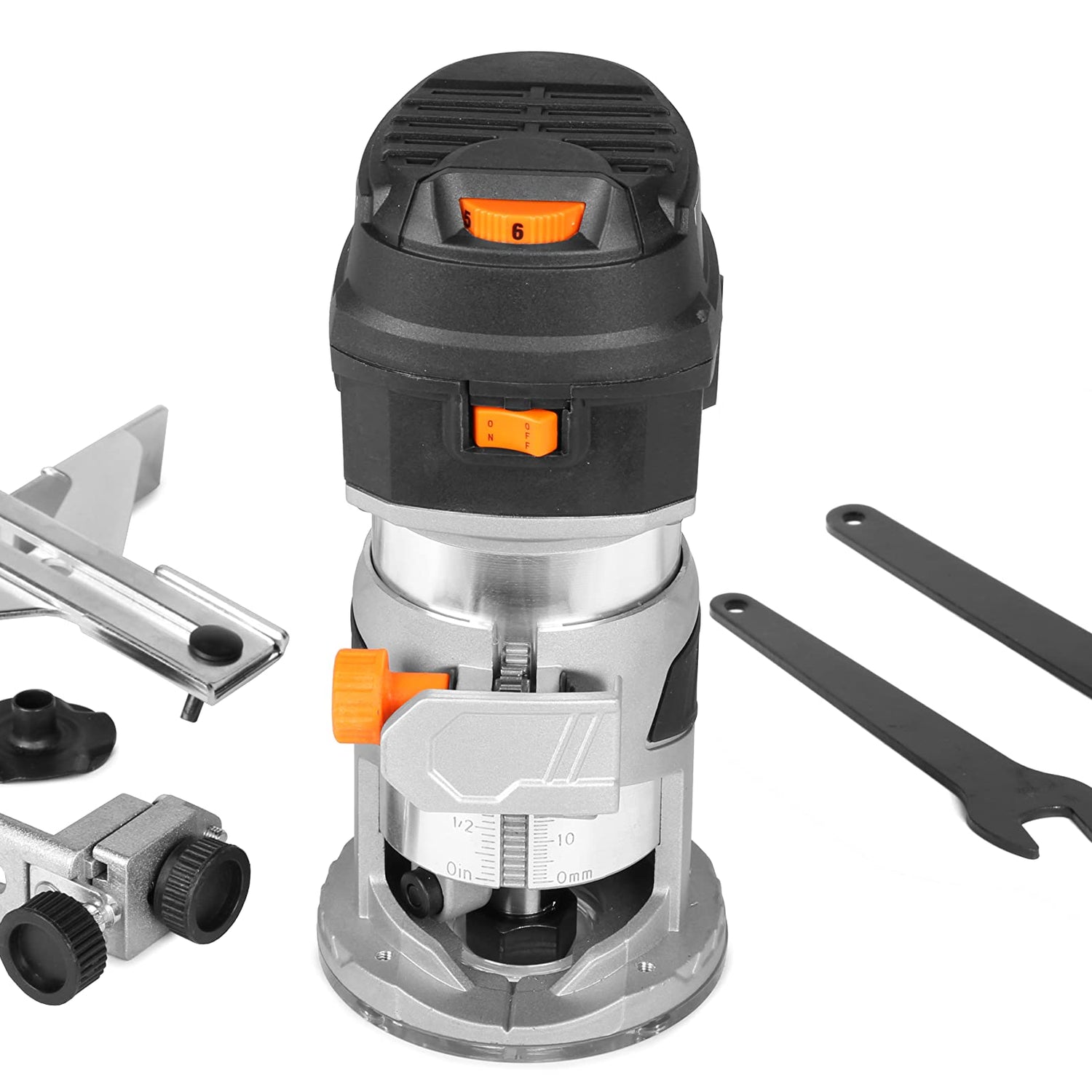 WEN RT1460 6-Amp Handheld 1/4-Inch Variable Speed Laminate Trim Router for Woodworking WEN