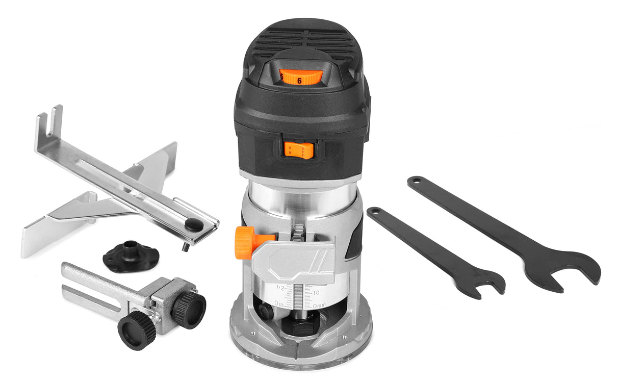 WEN RT1460 6-Amp Handheld 1/4-Inch Variable Speed Laminate Trim Router for Woodworking WEN