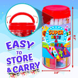 Goody King Arts and Crafts Supplies for Kids - Craft Art Supply Jar Kit for Student Age 4 5 6 7 8 9 10 Year Old Crafting Activity - Collage Arts Set Goody King