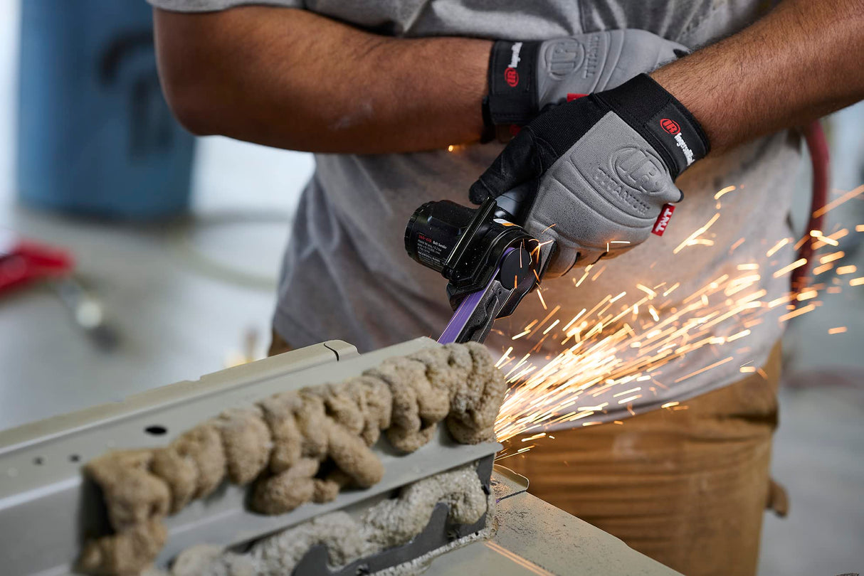 Ingersoll Rand 360-313 - Air Belt Sander, 3/8x13", 20,000 RPM, 4700 SFPM, 0.6 HP, Chrome Ingersoll Rand