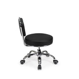 MAYAKOBA Dayton Garage Rolling Seat (Black) Pneumatic, Short Stool with Adjustable Height 13"-15", Perfect for Garage Mechanic, Home Gardening, MAYAKOBA
