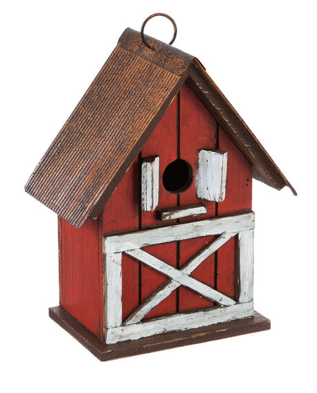 Topadorn Hanging Bird House Outdoor Garden Decorative Wooden Birdhouse Topadorn