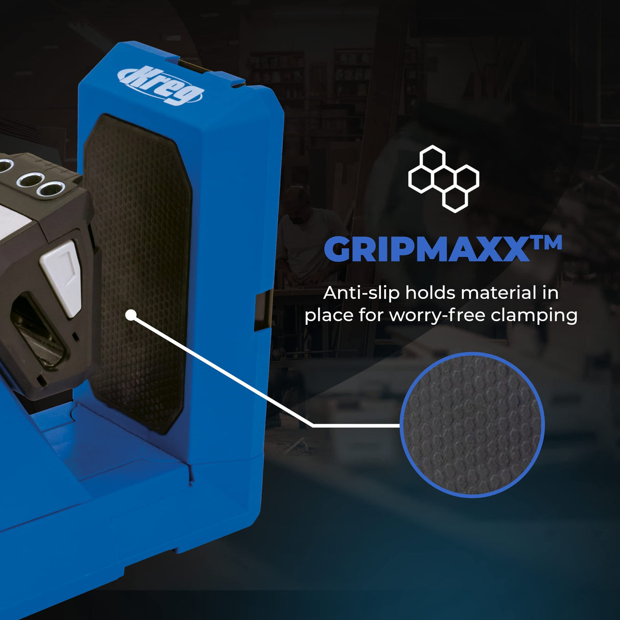 Kreg Tool KPHJ720PRO Pocket-Hole Jig 720 PRO - Easy Clamping & Adjusting - Includes Durable Kreg Pocket-Hole Screws - For Materials 1/2" to 1 1/2" KREG