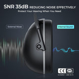 SNR35dB Hearing Protection Ear Muffs for Noise Reduction, Effective Ear Protection, Noise Cancelling Ear Muffs, Ear Protection for Shooting, Mowing, Onhear