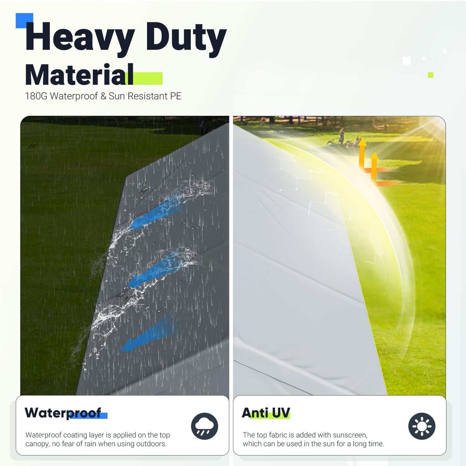 Quictent 12'x20' Carport with Roll-up Ventilated Windows, Heavy Duty Car Port Anti-Snow Car Canopy Carport Canopy Portable Garage Shelter Boat Quictent