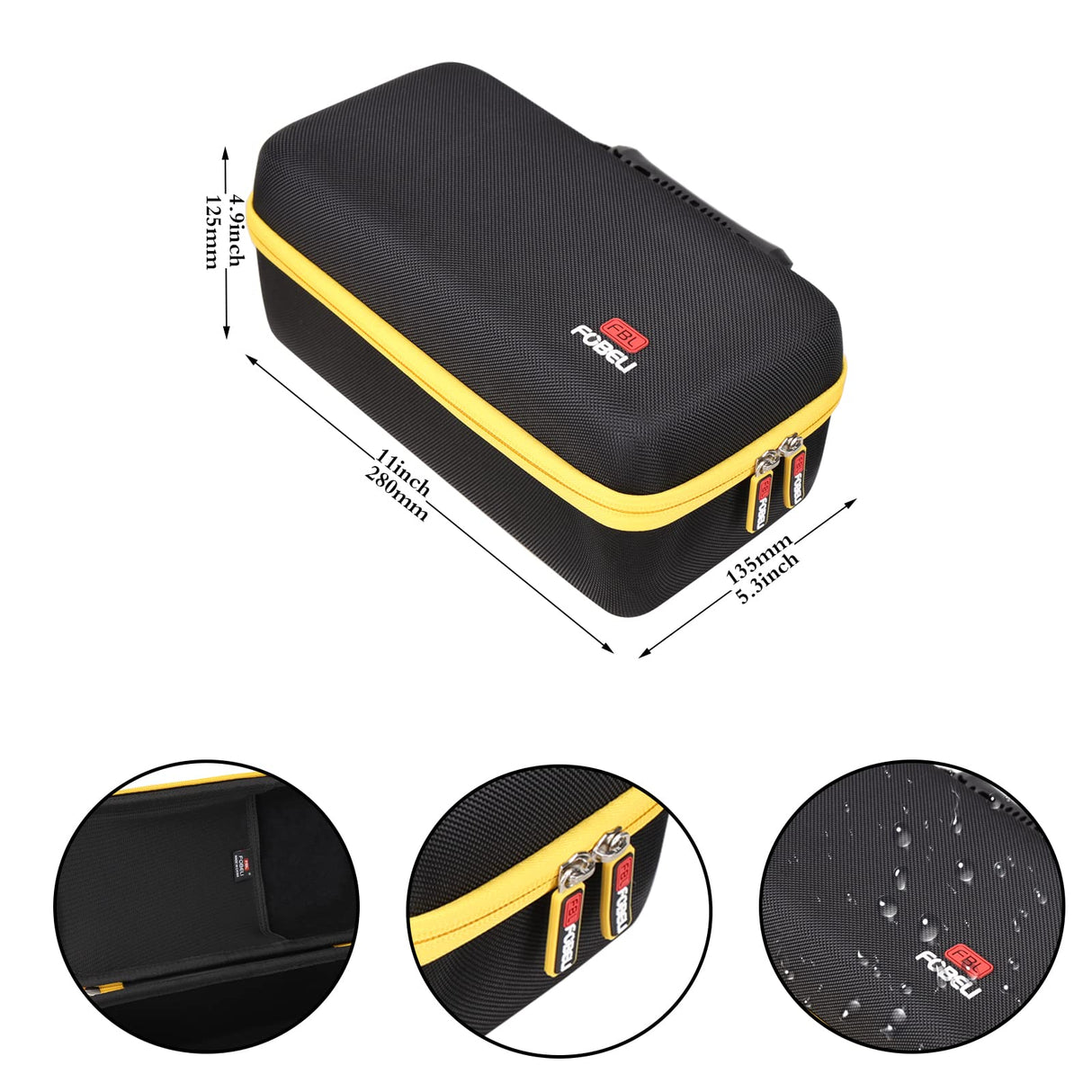 FBLFOBELI Hard EVA Storage Case for DEWALT 20V Max XR Cordless Router, Brushless, Case Only (DCW600B) FBLFOBELI