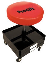 Pro-Lift C-3100 Grey Pneumatic Chair with Dual Tool Tray - 300 lb. Capacity, Pack of 1 Pro-LifT