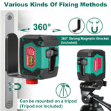 Laser Level, HYCHIKA 50 Feet Cross Line Laser with Dual Modules, Self Leveling Laser Level, Switchable Self-Leveling Vertical and Horizontal Line HYCHIKA BETTER TOOLS FOR BETTER LIFE