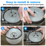 45-69-0030 Band Saw Tire FOR Milwaukee BandSaw Compact Pulley Tires 2629-20 6242-6 2429-20 (4.0" Diameter Tires)- 2 Pack Kscjdg