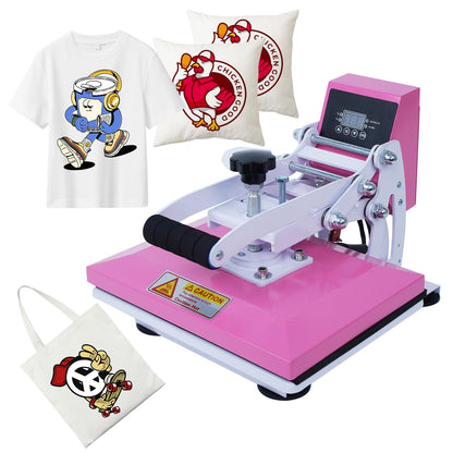 MECOLOUR Heat Press 9 x12 Digital Heat Press Machine Fast Heating, High Pressure Heat Press Machine for T-Shirt, Power Digital Industrial Sublimation - WoodArtSupply