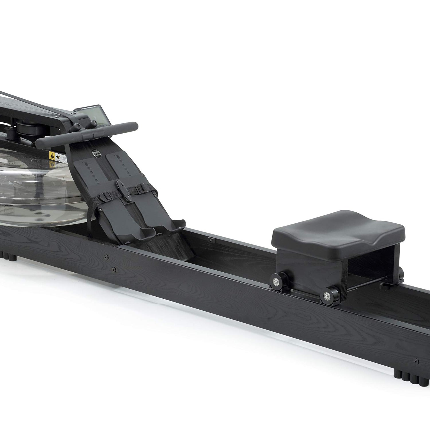 WaterRower Club All Black Rowing Machine in Ash Wood with S4 Monitor WaterRower