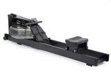 WaterRower Club All Black Rowing Machine in Ash Wood with S4 Monitor WaterRower