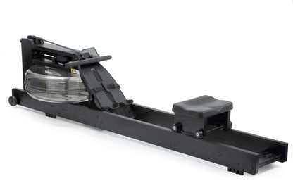 WaterRower Club All Black Rowing Machine in Ash Wood with S4 Monitor - WoodArtSupply