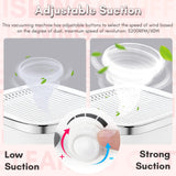 Makartt Nail Dust Collector 60W Extractor Vacuum Dust Collector for Nails Acrylic Nail Drill Dust Extractor Beauty Gift Nail Salon Equipment with 2 Makartt