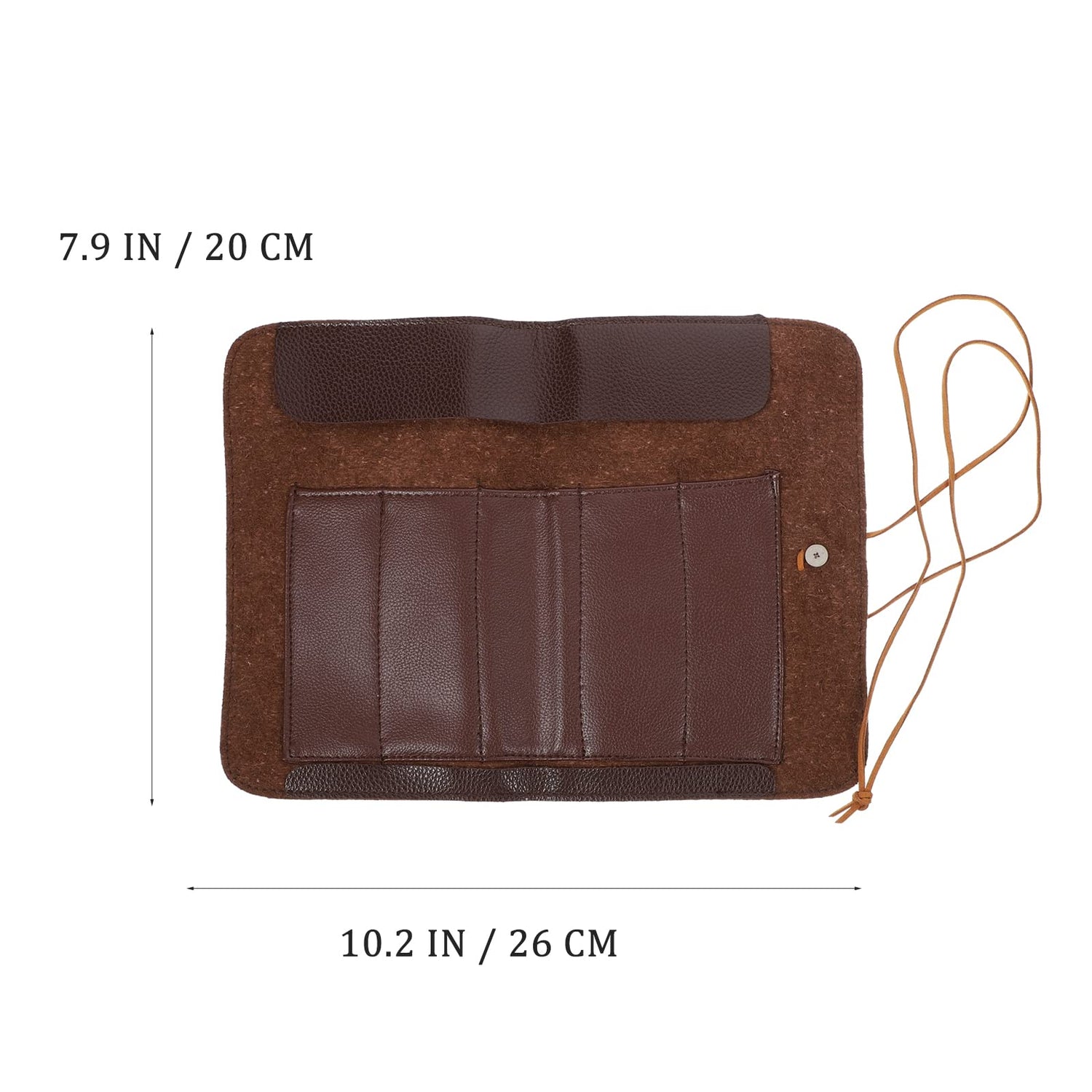 Amosfun Wood Carving Knife Tools Leather Whittling strop Blades Set- 1pc Knives Roll Up Bag Portable Lightweight Storage Bag Organizer Case for Amosfun