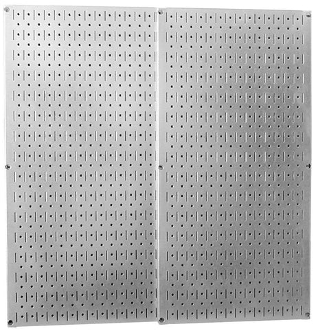 Wall Control 30-P-3232GV Galvanized Steel Pegboard Pack Wall Control