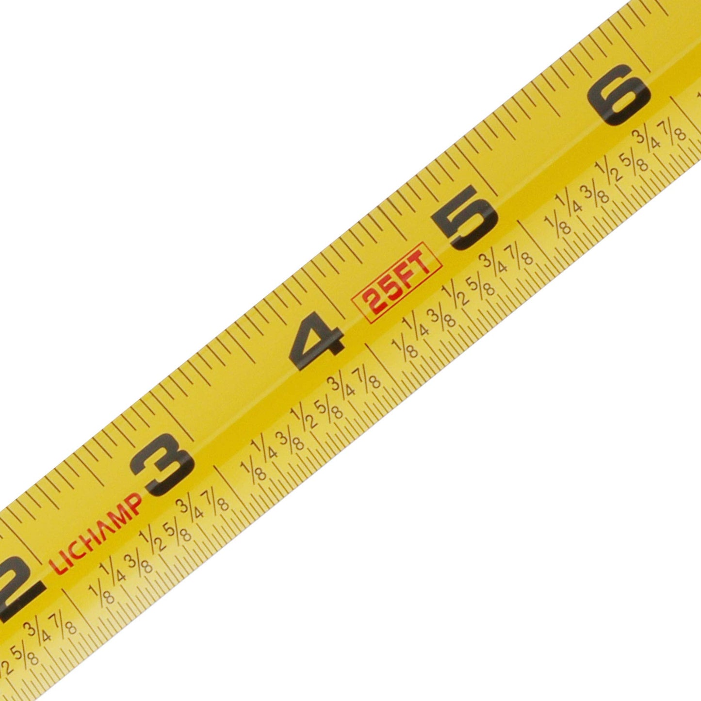 LICHAMP Tape Measure 25 ft, 6 Pack Bulk Easy Read Measuring Tape Retractable with Fractions 1/8, Measurement Tape 25-Foot by 1-Inch - WoodArtSupply