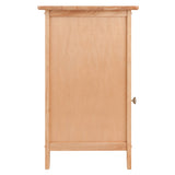 Winsome 25 x 18.9 x 14.96-Inch Composite Wood End/Night Table With Satine Nickel Knob, Natural (81115) Winsome