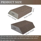 M-jump 8 Pack Single Sanding Sponge Kit- 60/80/120/220- Coarse Medium Fine Grit,Washable and Reusable Sanding Blocks for Wood-Working Sanding Metal M-jump