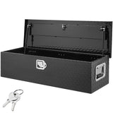 VEVOR Heavy Duty Aluminum Truck Bed Tool Box, Diamond Plate Tool Box with Side Handle and Lock Keys, Storage Tool Box Chest Box Organizer for Pickup, VEVOR