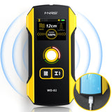 Stud Finder Wall Scanner - FNIRSI Upgraded WD-02 TFT Display Electronic Stud Detector with HPC Chip, Wall Scanner with Positioning Hole for Center FNIRSI