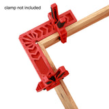 KINJOEK 6 PCS 4 Inch 90 Degree Positioning Squares, Right Angle Clamps Woodworking Carpenter Corner Clamping Square Tool for Picture Frames, Boxes, KINJOEK