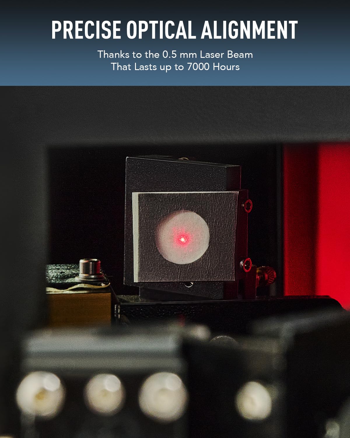 OMTech CO2 Laser Alignment Tool, Precision Red Laser Pointer for 50W 60W 80W 100W 130W 150W Laser Engravers Engraving Marking Cutting Machines, OMTech