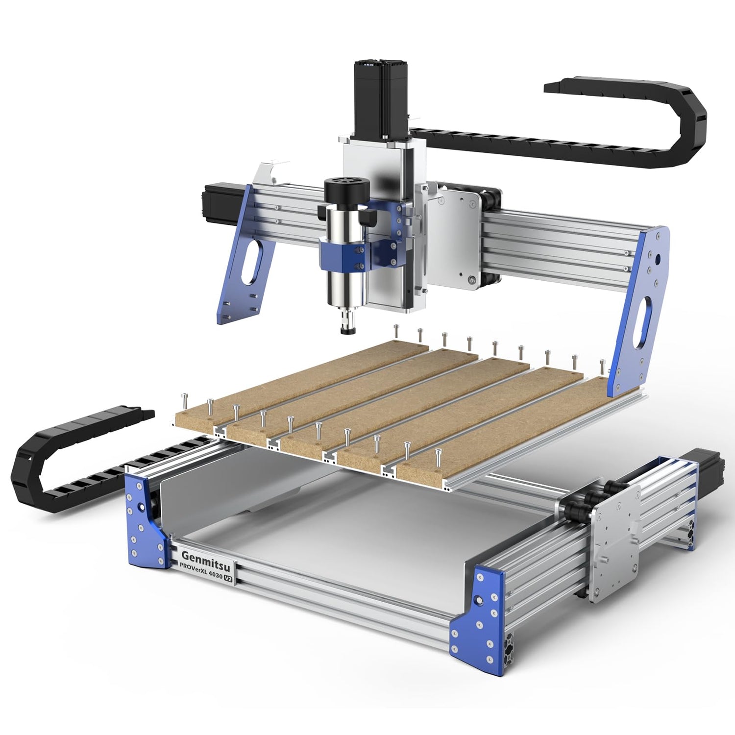 Genmitsu CNC Router Machine PROVerXL 4030 V2, Fast Speed for Wood Metal Acrylic PCB MDF, Upgrade 3 Axis Engraving Machine with Closed-Loop Motor and Genmitsu
