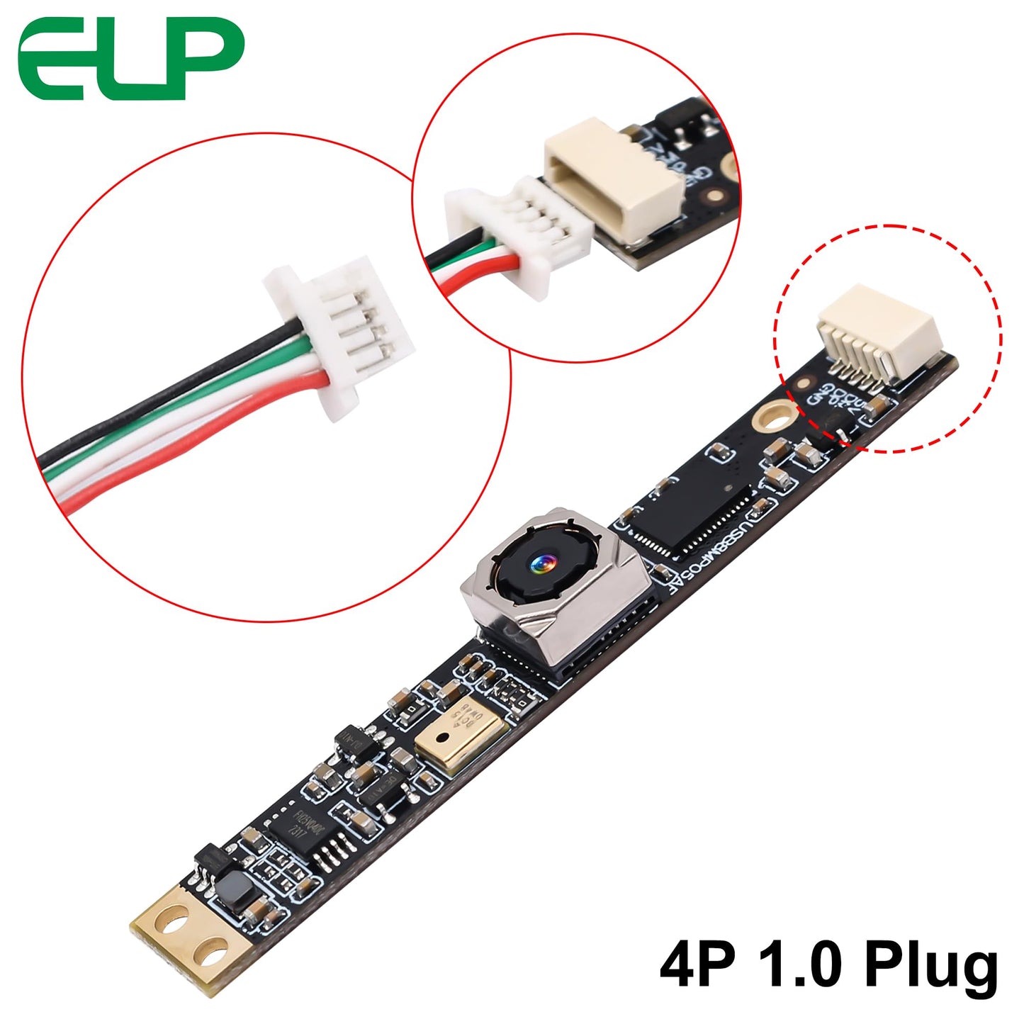 ELP 8mp USB Camera Module with Microphone Autofocus PC Camera for Computer 4K Lightburn Camera for Laser Engraver Mini Auto Focus Webcam Board CCTV