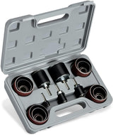 HILTEX 10342 Drum Sander Kit, 26 Pc Set, 1/8 & 1/4" Drive Spindle Sander for Woodworking, Spindle Sander Sleeves & 5 Rubber Sanding Drum for Drill, hiltex