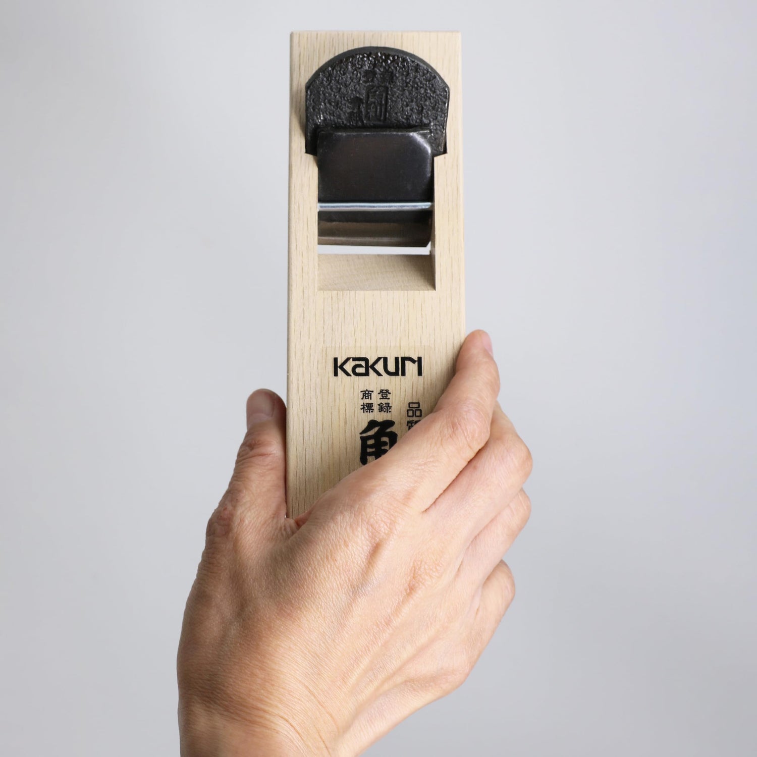 KAKURI Japanese Block Plane for Woodworking 42mm, Aogami Blue Steel No.2 Blade, Professional Hand Planer Tool, Made in JAPAN KAKURI