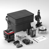 16 Lines Laser Level 4x360° Self Leveling Green Laser Level， 4D Green Cross Line for Construction and Picture Hanging，Laser measurement calibration Ereoin