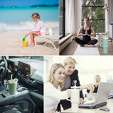 Stanley Cup Accessories Set Including 6 Pcs Silicone Spill Proof Stopper, 2 Pcs Straw Cover Cap for 9-10 mm Straws, 1 Pcs Silicone Boot for Stanley BonneChance