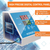 HORGELU 5 in 1 Heat Press Machine 12x15 Inch Heat Transfer Machine 360-Degree Swing Away Multifunction Digital Sublimation Combo Heat Press for T Horgelu