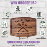 Tayfus Personalized Cutting Boards for Men - Customized Wood Meat Boards for Grill Masters - Unique Custom Gift Ideas for Father's Day, Christmas, Tayfus