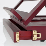 SoHo Urban Artist Wooden Desk Easel & Drawing Stand – Foldable, Lightweight Drawing Table - Mahogany Finish Painting Easel Soho Urban Artist