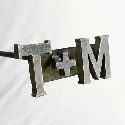 Personalised Cowboy Monogram Branding Iron for Woodcrafts and Grilling - 2" Custom Design by The Heritage Forge