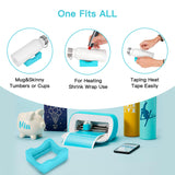 2PACK Silicone Cup Cradle for Tumbler with Built-in Slot,Tumbler Holder for Crafts Use to Apply Vinyl Decals for Tumblers and Alignment of Decals on FABULWAY