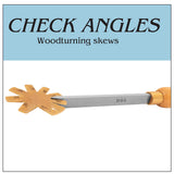 Savannah Steel Angle/Bevel Gauge for Wood Turning Tools and General Workshop Tool Angle Checking Savannah