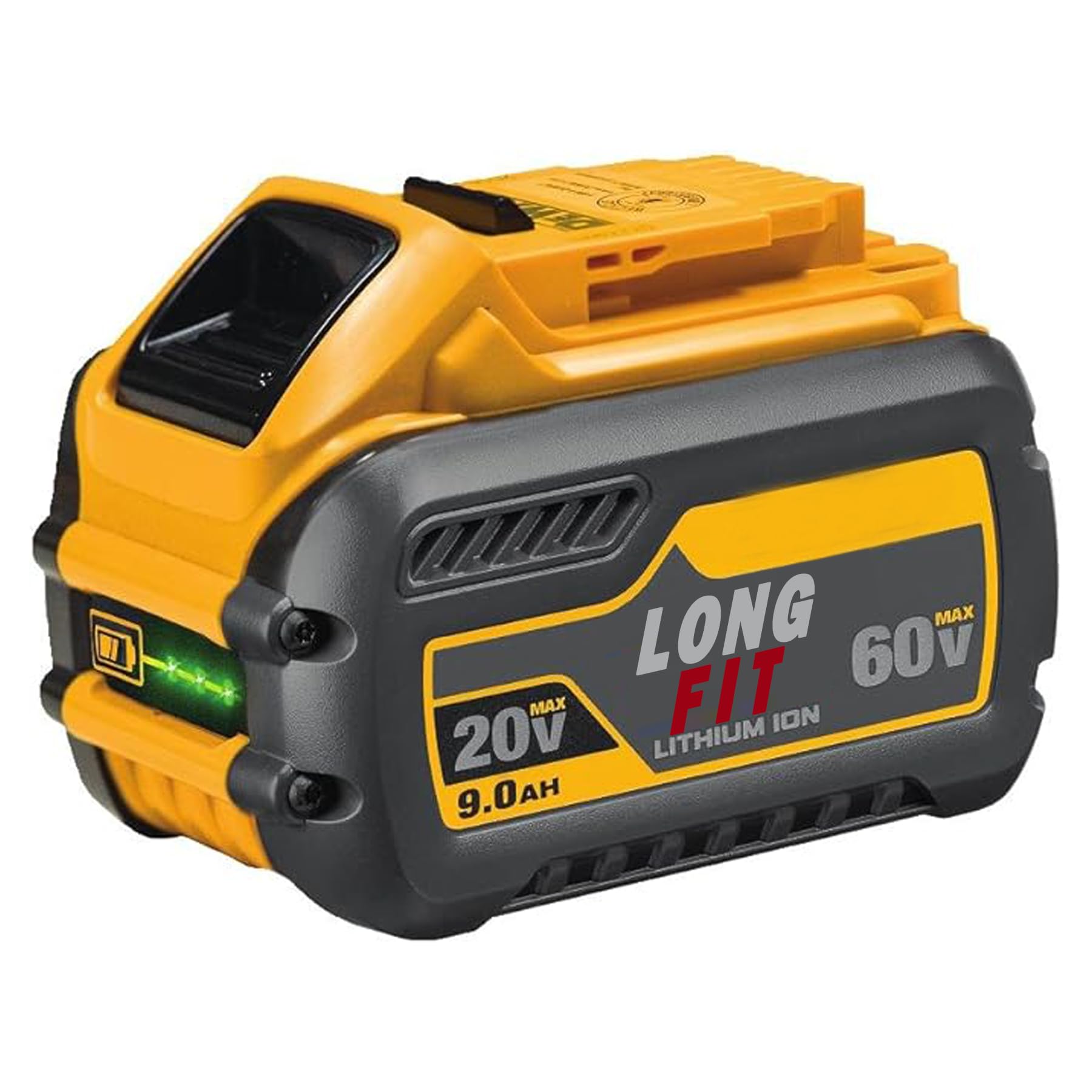 DCB609 60V/20V Replace for DEWALT Battery 9.0AH, Compatible with DeWalt 20V/60V Power Tools and DeWalt 20v 60v Battery Chargers - WoodArtSupply