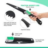 MOSSY OAK 3 in 1 Folding Saw, Pruning Hand Saw with Wood, Metal and PVC Blade, Camping Saw for Backpacking, Hunting and Bushcraft, Pouch Included Mossy Oak