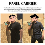 CartLife Plywood and Drywall Panel Carrier Tool,Sheetrock Gripper,Heavy Duty Metal Gripper for Clamp Wood Board or Drywall Lifter with Single Hand CARTLIFE