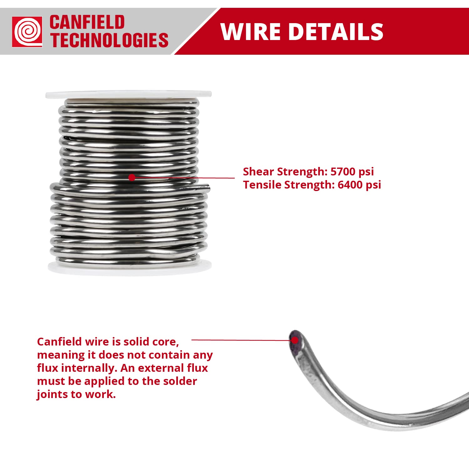 Canfield 60/40 solder for stained glass Canfield