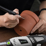 PHALANX 180W Rotary Tool Kit, 1.5-Amp 6 Variable Speed with Flex Shaft, 8000-35000RPM Rotary Multi-Tool& 213pcs Accessories Kit, Power Multiuse Set PHALANX