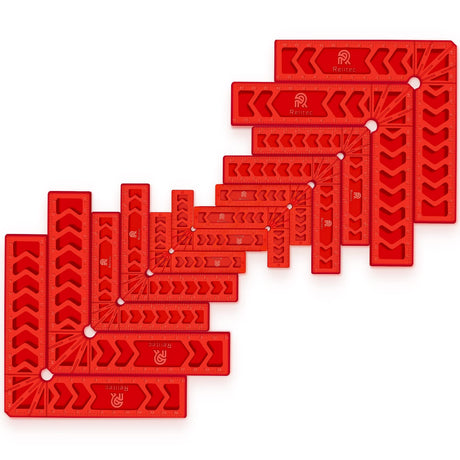 Relitec R 90 Degree Positioning Squares, Clamping Square, Right Angle Clamp Corner Clamp Woodworking Tools for Wood Cabinets, Carpenter Tool for Relitec R