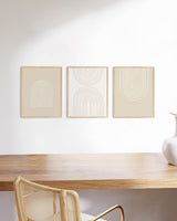 HAUS AND HUES 11"x14" Beige Oak Wood Frames Set of 3-11x14 Wood Frame, 11x14 Picture Frame Wood, 11x14 Frame 3 Pack, 11x14 Picture Frame Set of 3, HAUS AND HUES