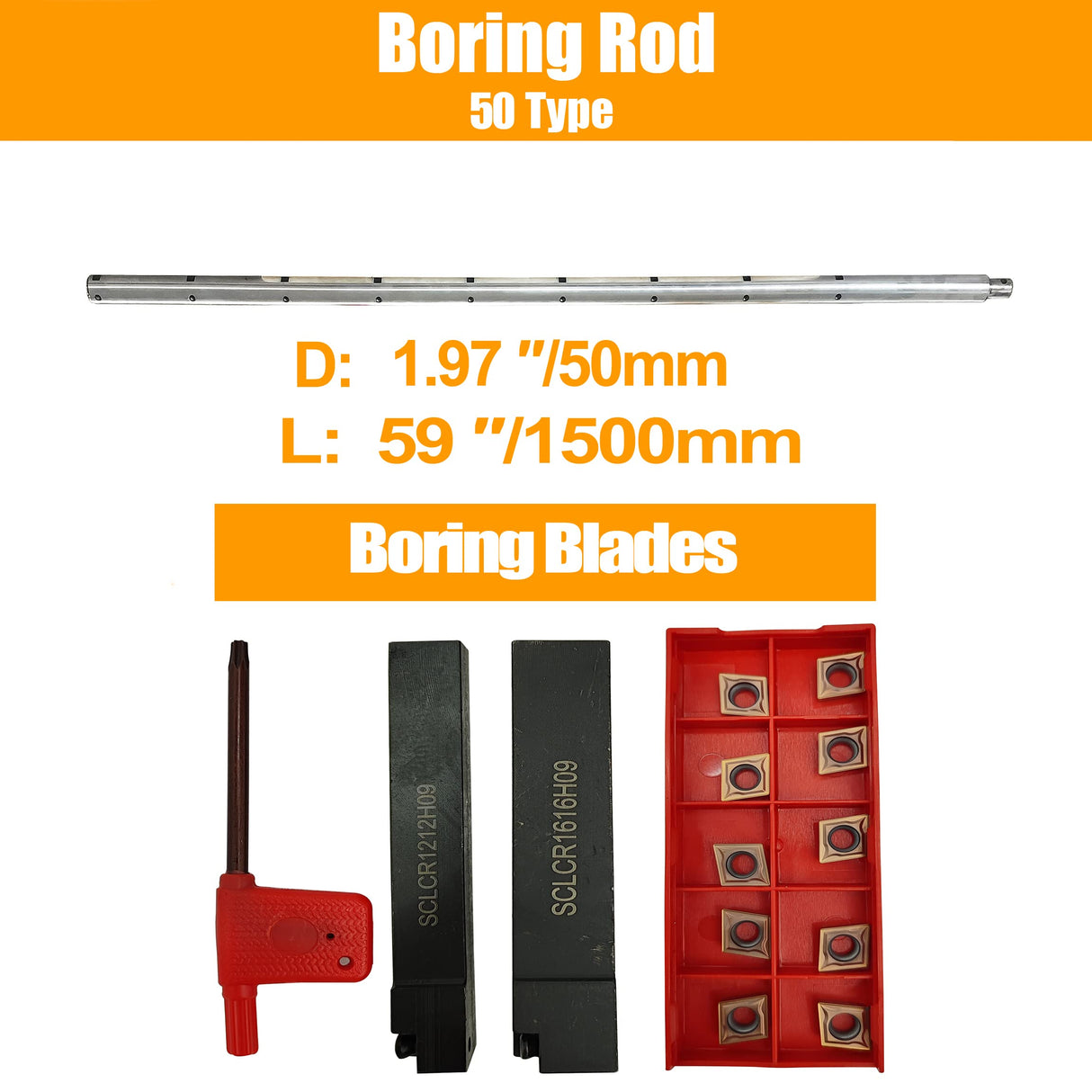 TECHTONGDA Portable Line Boring Machine Line Bore Machine Portable with Control Handle for Excavator Repair XDT50 110V TECHTONGDA