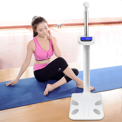 Professional Digital Physicians Scale Body Weight, Height, Obesity Value, BMI, Body Fat Measurement Device 660lbs/200kg Capacity