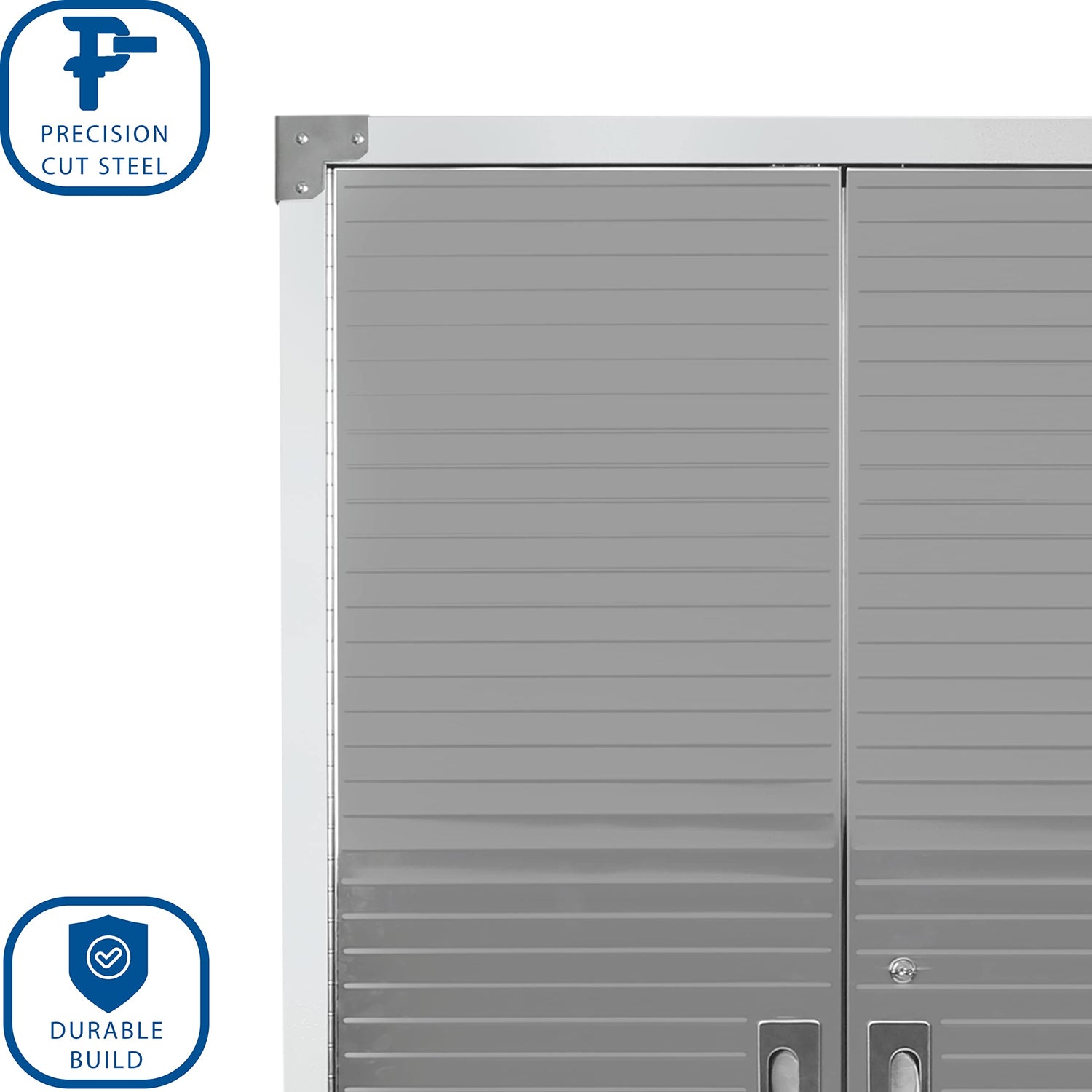 Seville Classics Full Door Rolling Storage Cabinet, 36" W x 18" D x 72" H, Granite Seville Classics